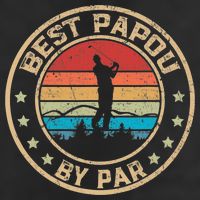 Best Papou By Par Father's Day Funny Golfing 11oz C Handle Ceramic Mug