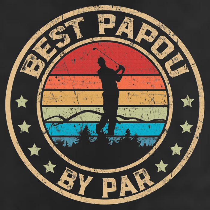 Best Papou By Par Father's Day Funny Golfing 11oz C Handle Ceramic Mug