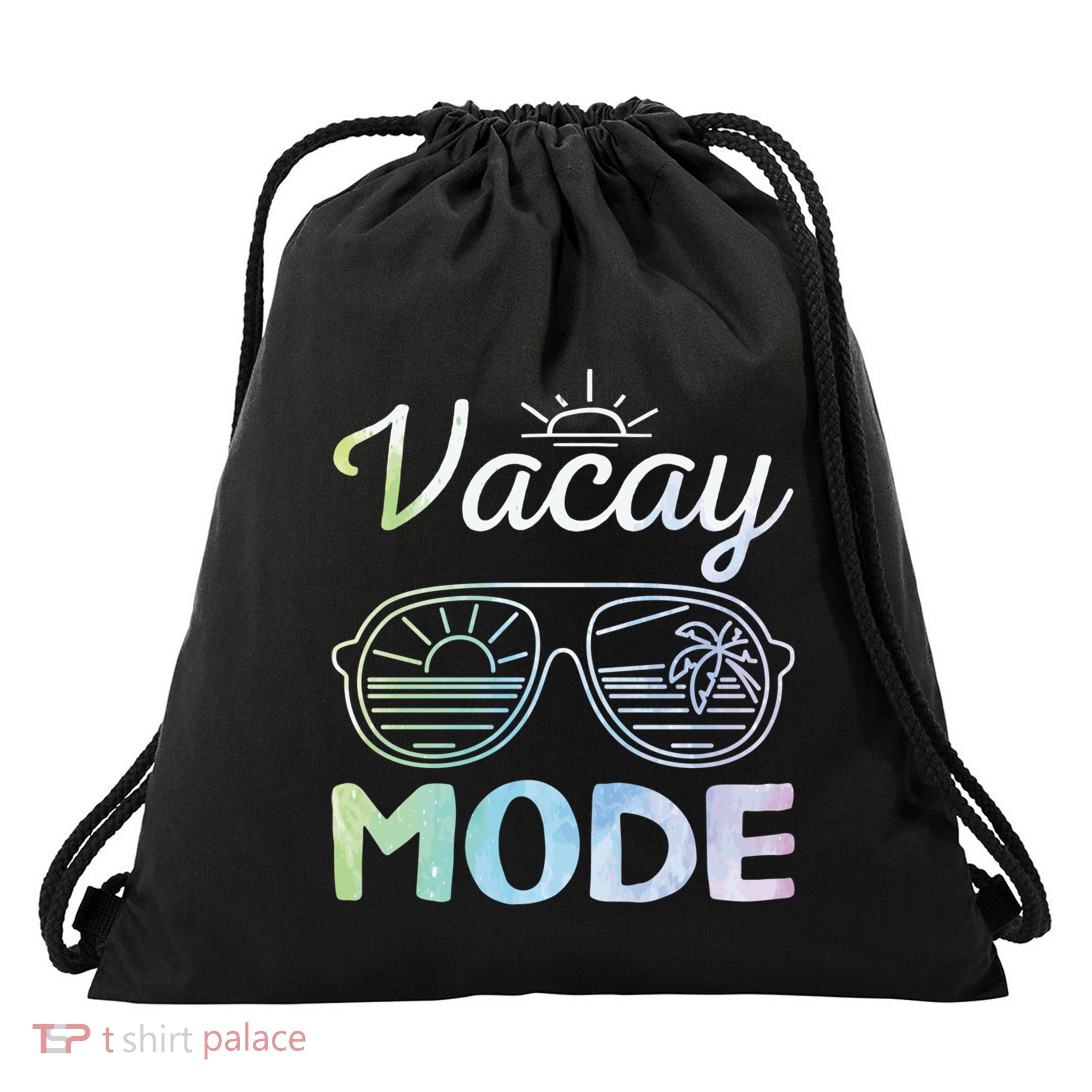 Beach Party Beach Vacation Mode On Vacay Mode Drawstring Bag
