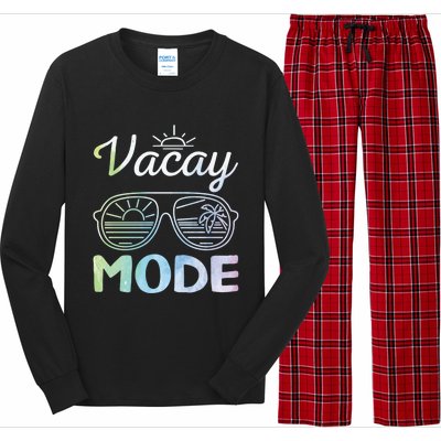 Beach Party Beach Vacation Mode On Vacay Mode Long Sleeve Pajama Set