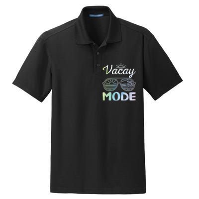 Beach Party Beach Vacation Mode On Vacay Mode Dry Zone Grid Polo