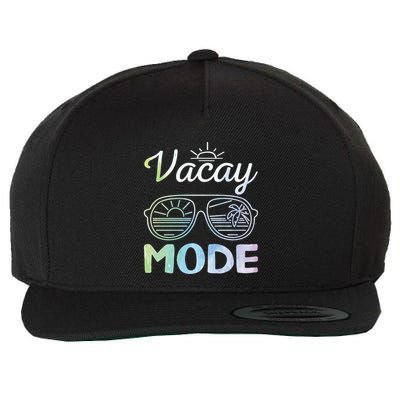 Beach Party Beach Vacation Mode On Vacay Mode Wool Snapback Cap