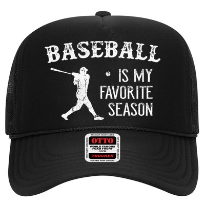 Baseball Players Baseball Is My Favorite Season Hat