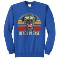 Beach Please Border Terrier Dog Funny Summer Gift Sweatshirt