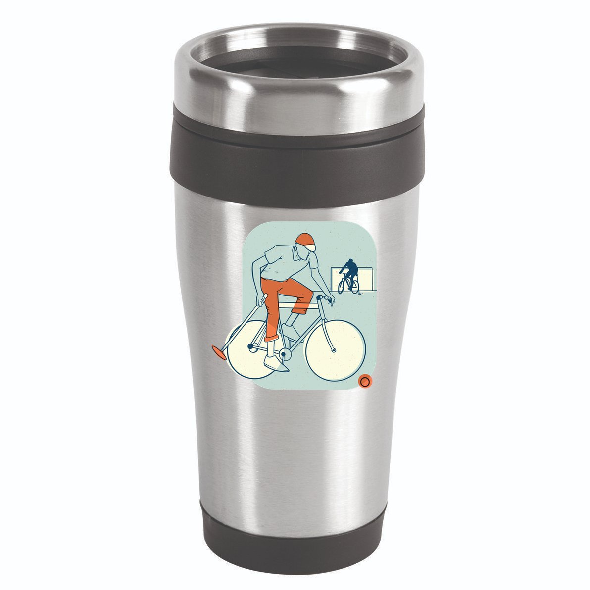 Bike Polo 16oz Travel Tumbler
