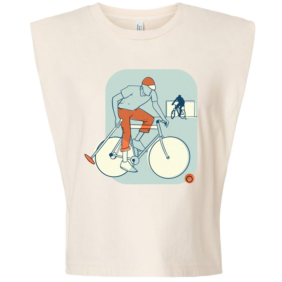 Bike Polo Garment-Dyed Women's Muscle Tee