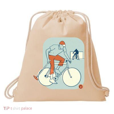Bike Polo Drawstring Bag