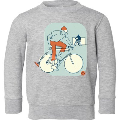Bike Polo Toddler Sweatshirt