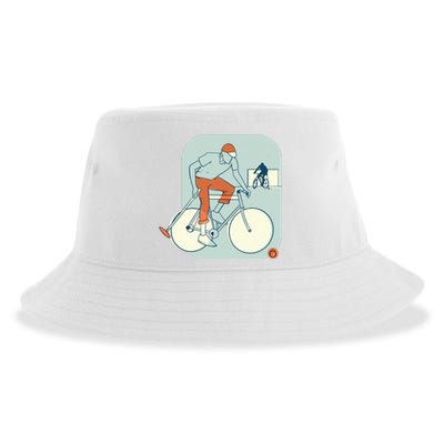 Bike Polo Sustainable Bucket Hat