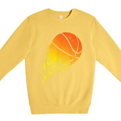 Basketball Player Bball Sports Coach Fan Baller Premium Crewneck Sweatshirt