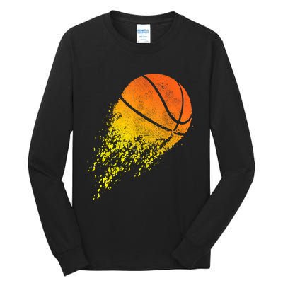 Basketball Player Bball Sports Coach Fan Baller Tall Long Sleeve T-Shirt