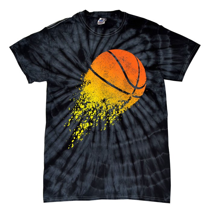 Basketball Player Bball Sports Coach Fan Baller Tie-Dye T-Shirt