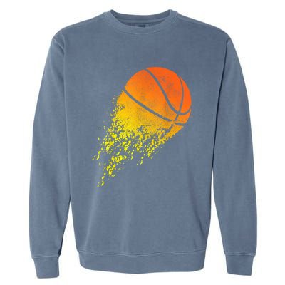 Basketball Player Bball Sports Coach Fan Baller Garment-Dyed Sweatshirt