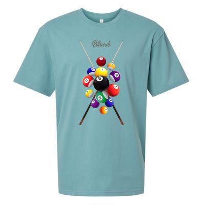 Billiard Pool Billiards Gift Sueded Cloud Jersey T-Shirt