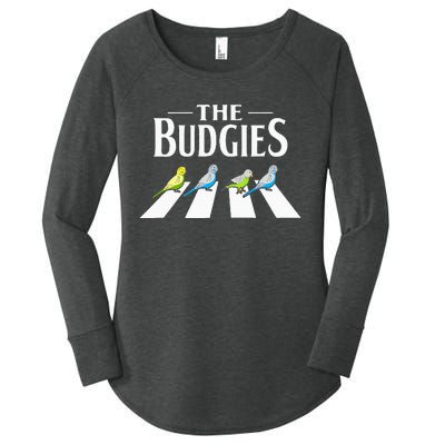 Budgie Parakeet Bird Design For A Budgerigar Owner Women's Perfect Tri Tunic Long Sleeve Shirt