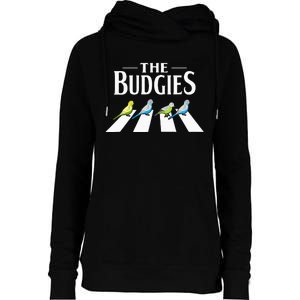 Budgie Parakeet Bird Design For A Budgerigar Owner Womens Funnel Neck Pullover Hood