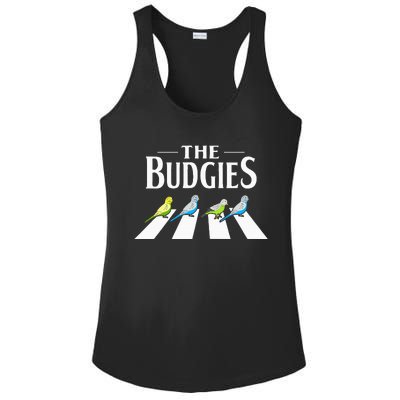 Budgie Parakeet Bird Design For A Budgerigar Owner Ladies PosiCharge Competitor Racerback Tank