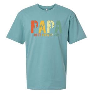 Best Papa By Par Golf Gift Father's Day Golf Sueded Cloud Jersey T-Shirt