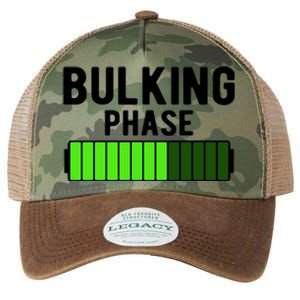 Bulking Phase Battery Loading Progress Bodybuilder Fitness Gift Legacy Tie Dye Trucker Hat