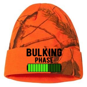 Bulking Phase Battery Loading Progress Bodybuilder Fitness Gift Kati Licensed 12" Camo Beanie