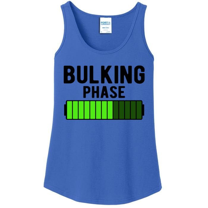 Bulking Phase Battery Loading Progress Bodybuilder Fitness Gift Ladies Essential Tank