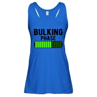 Bulking Phase Battery Loading Progress Bodybuilder Fitness Gift Ladies Essential Flowy Tank