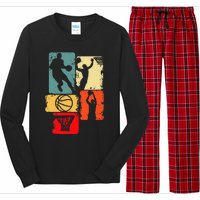 Basketball Player Bball Coach Fan Baller Sports Long Sleeve Pajama Set