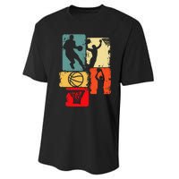 Basketball Player Bball Coach Fan Baller Sports Performance Sprint T-Shirt