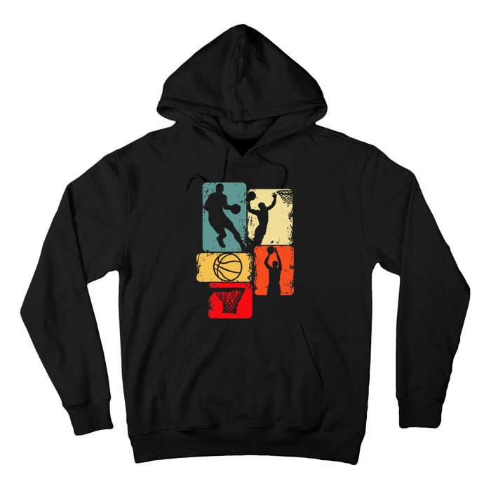 Basketball Player Bball Coach Fan Baller Sports Tall Hoodie