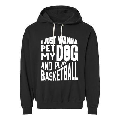 Basketball Player Basketball Lover Garment-Dyed Fleece Hoodie