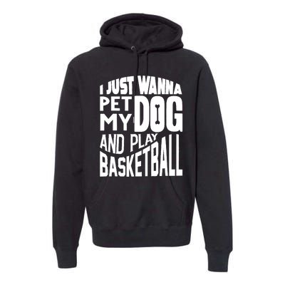 Basketball Player Basketball Lover Premium Hoodie