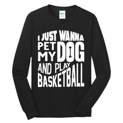 Basketball Player Basketball Lover Tall Long Sleeve T-Shirt