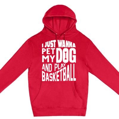 Basketball Player Basketball Lover Premium Pullover Hoodie