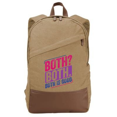 Bi Pride Bisexual Bisexuality Bi Flag Cotton Canvas Backpack