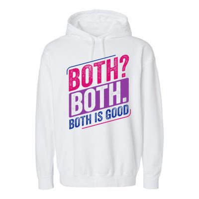 Bi Pride Bisexual Bisexuality Bi Flag Garment-Dyed Fleece Hoodie