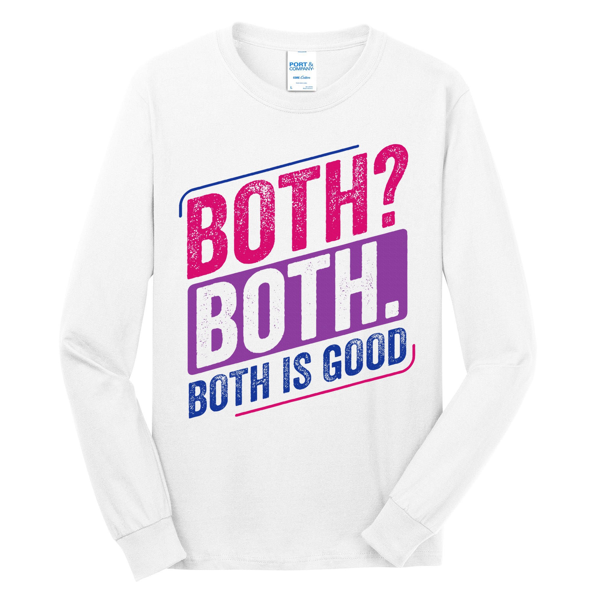 Bi Pride Bisexual Bisexuality Bi Flag Tall Long Sleeve T-Shirt