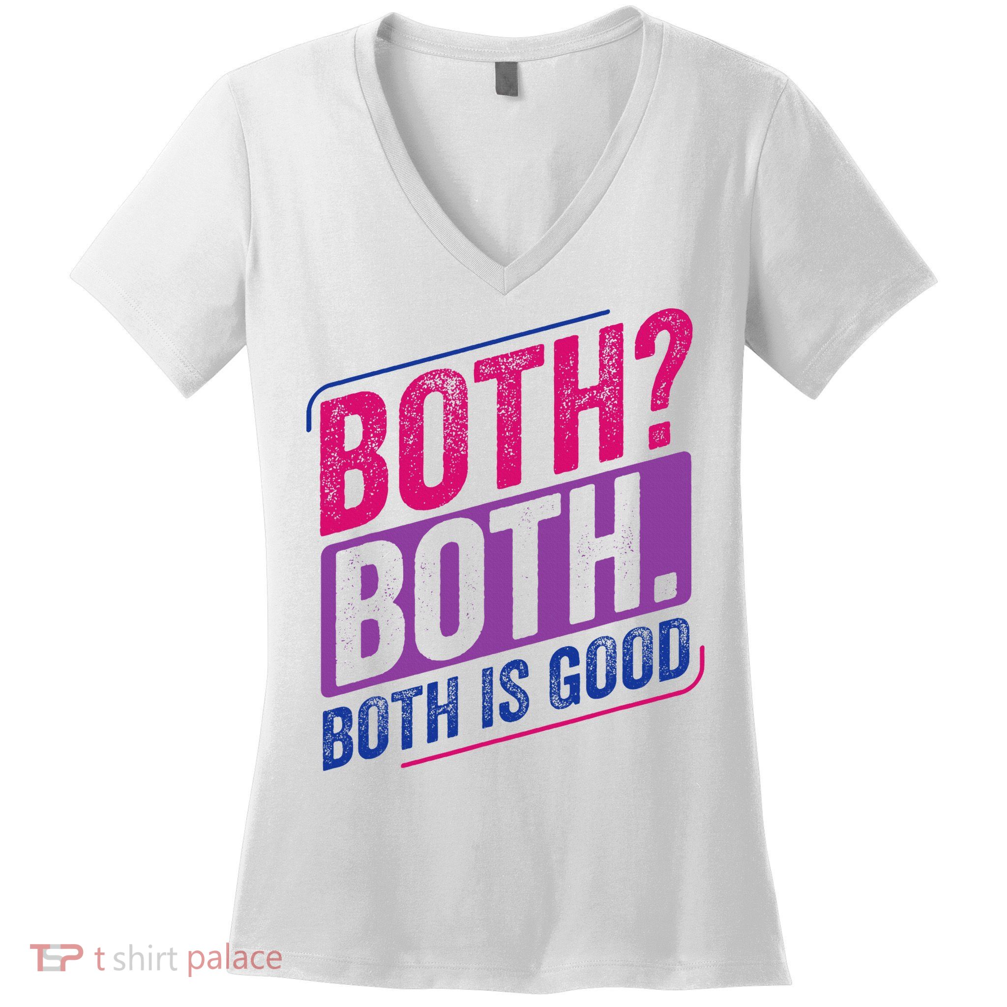 Bi Pride Bisexual Bisexuality Bi Flag Women's V-Neck T-Shirt