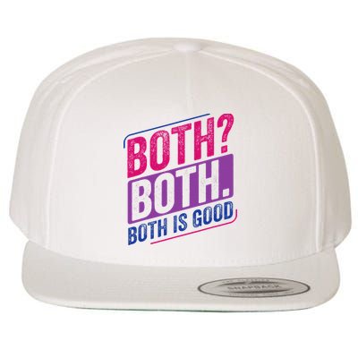 Bi Pride Bisexual Bisexuality Bi Flag Wool Snapback Cap
