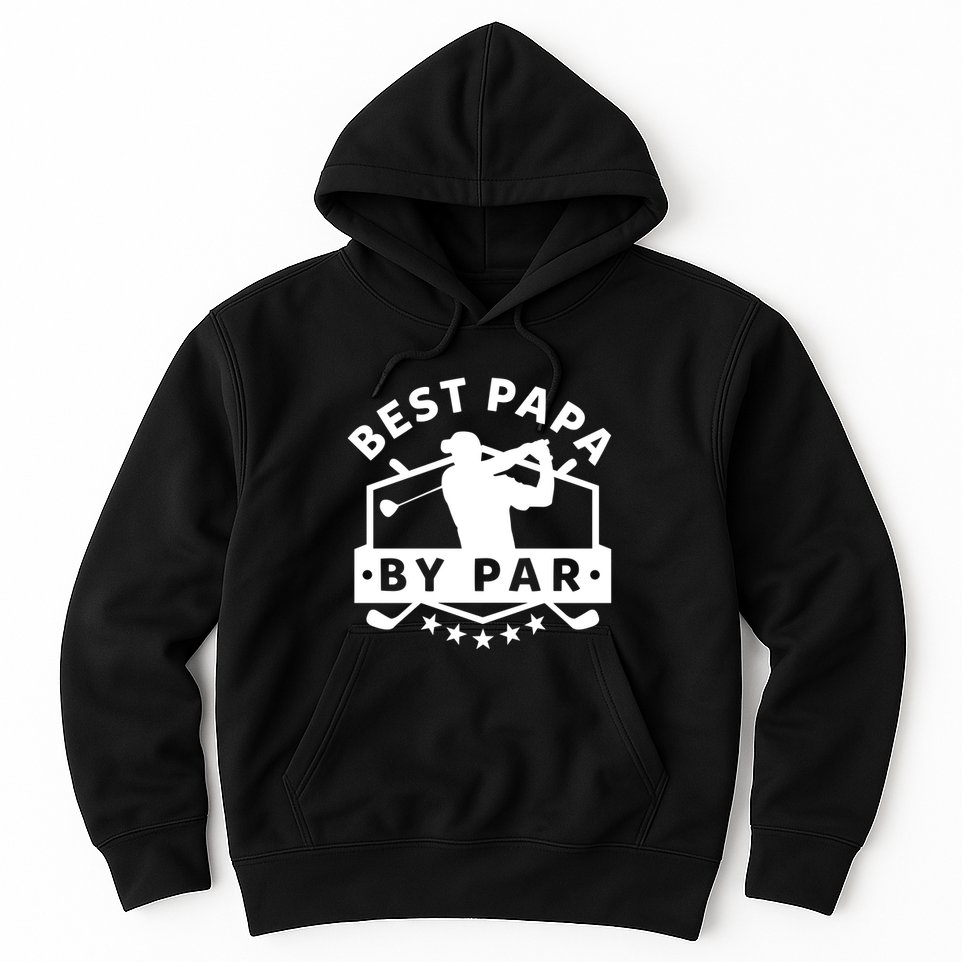 Best Papa By Par Golf Gift Dad Grandpa Gift Funny Gift Hoodie