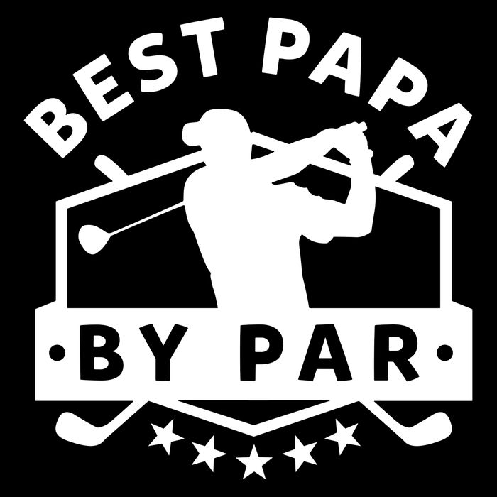 Best Papa By Par Golf Gift Dad Grandpa Gift Funny Gift 16 in Basic Backpack