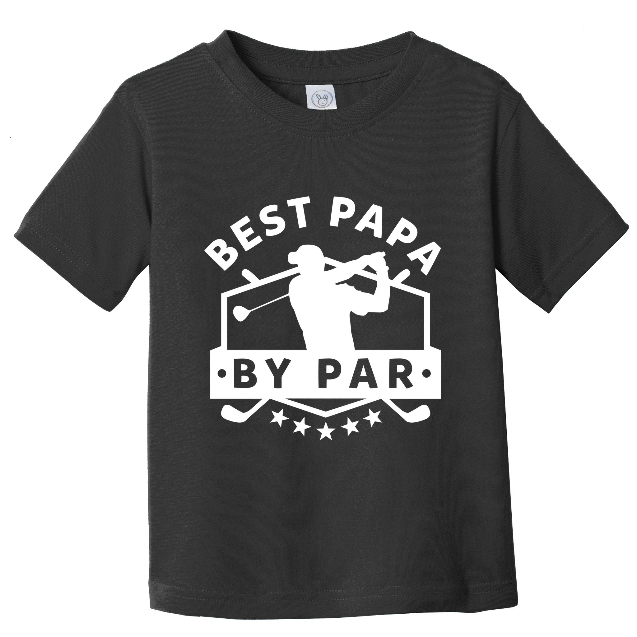 Best Papa By Par Golf Gift Dad Grandpa Gift Funny Gift Toddler T-Shirt