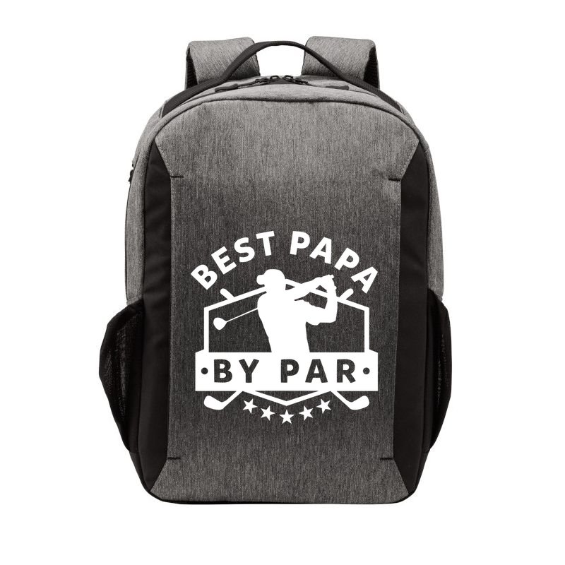 Best Papa By Par Golf Gift Dad Grandpa Gift Funny Gift Vector Backpack