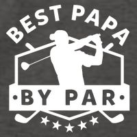 Best Papa By Par Golf Gift Dad Grandpa Gift Funny Gift Vector Backpack