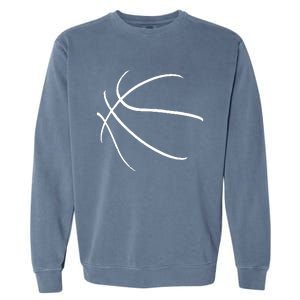 Basketball Player Basketballer Sports Graphic Garment-Dyed Sweatshirt