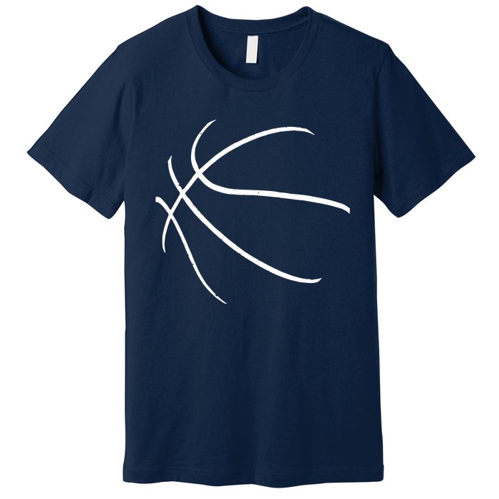 Basketball Player Basketballer Sports Graphic Premium T-Shirt