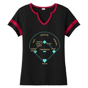 BASEBALL POSITIONS Ladies Halftime Notch Neck Tee