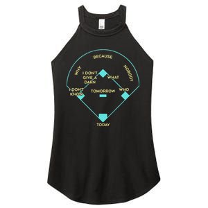 BASEBALL POSITIONS Women's Perfect Tri Rocker Tank