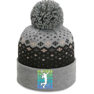 Badminton Player Badminton Funny Gift The Baniff Cuffed Pom Beanie