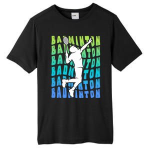 Badminton Player Badminton Funny Gift Tall Fusion ChromaSoft Performance T-Shirt