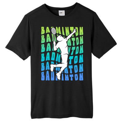 Badminton Player Badminton Funny Gift Tall Fusion ChromaSoft Performance T-Shirt